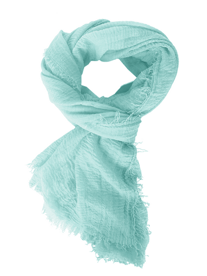 Rubyzaar - Boho Scarf - Seafoam