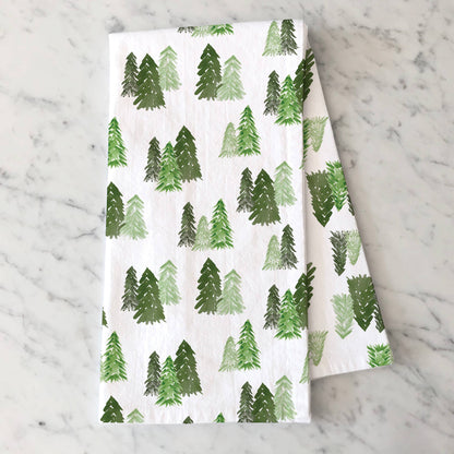 Gert & Co - Forest Trees Kitchen Towel | Cabin Tea Towel