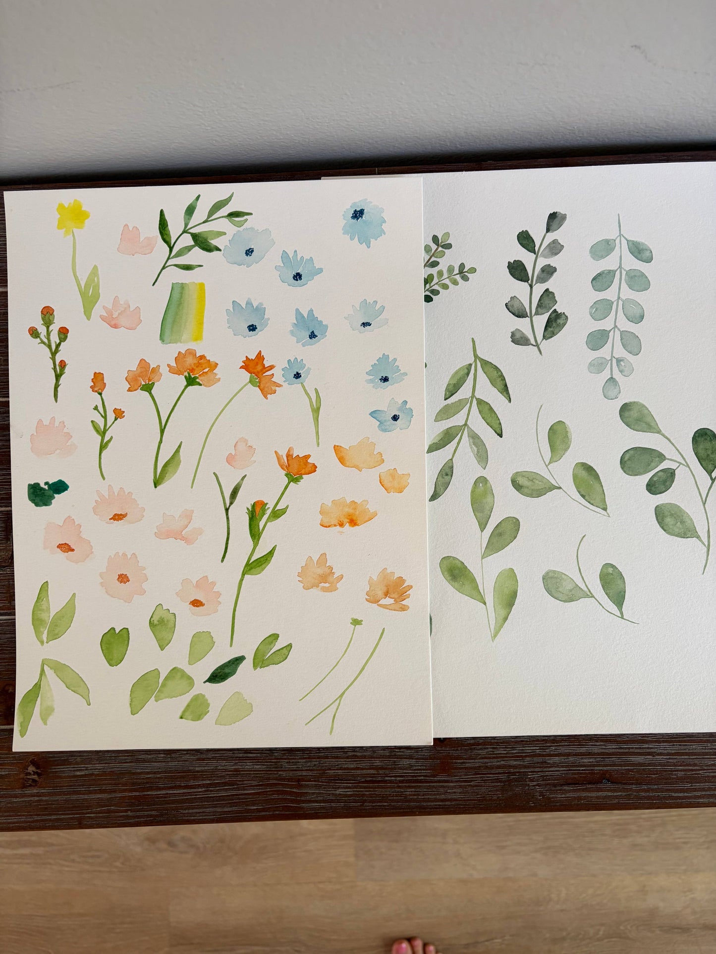 Jennifer Vaudo Art - Floral Tea Towel, Kitchen Decor, Botanical Hand Towel