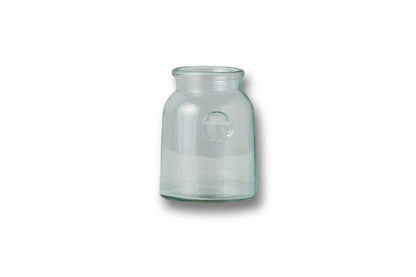 etúHOME - French Bee Clear Mason Jar Vase with Seal, Small