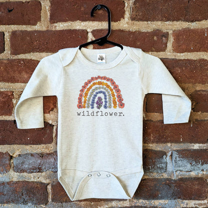 Barefoot Baby - "Wildflower" Baby girl Nature Clothing Rainbow Newborn